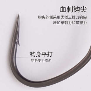 驯鱼高手钨钢内德钩内德铅头钩路亚黑坑鳜鲈鱼浮水虾软饵鱼钩钓组