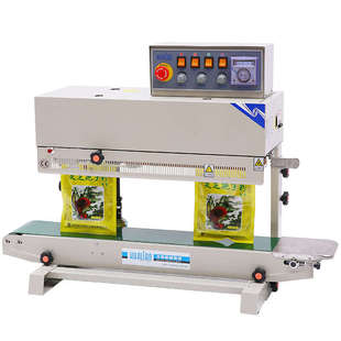 华联封口机FRM 机 980I连续自动封口机墨轮印字塑料薄膜茶叶袋包装