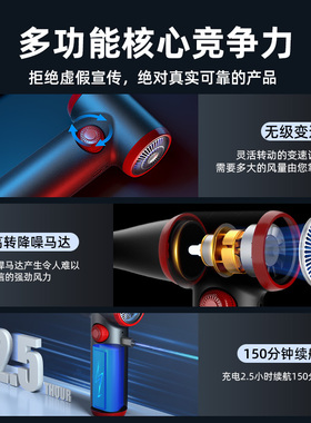 OPOLAR无线吹尘吸尘器 电动多肉吹水神器 电脑机箱清灰工具