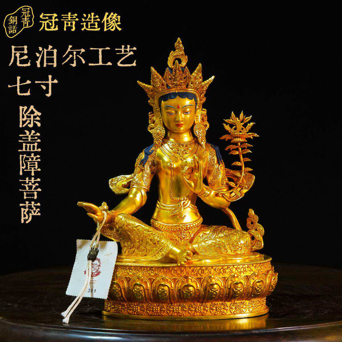 王师兄藏式纯铜菩萨普贤菩萨佛虚空藏文殊观音地藏金刚手弥勒佛像