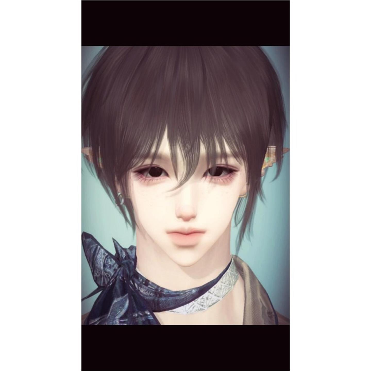 发3 小鱼 娇嗔 甜心 兔耳咪 可爱小男孩 逆水寒手游捏脸男通用