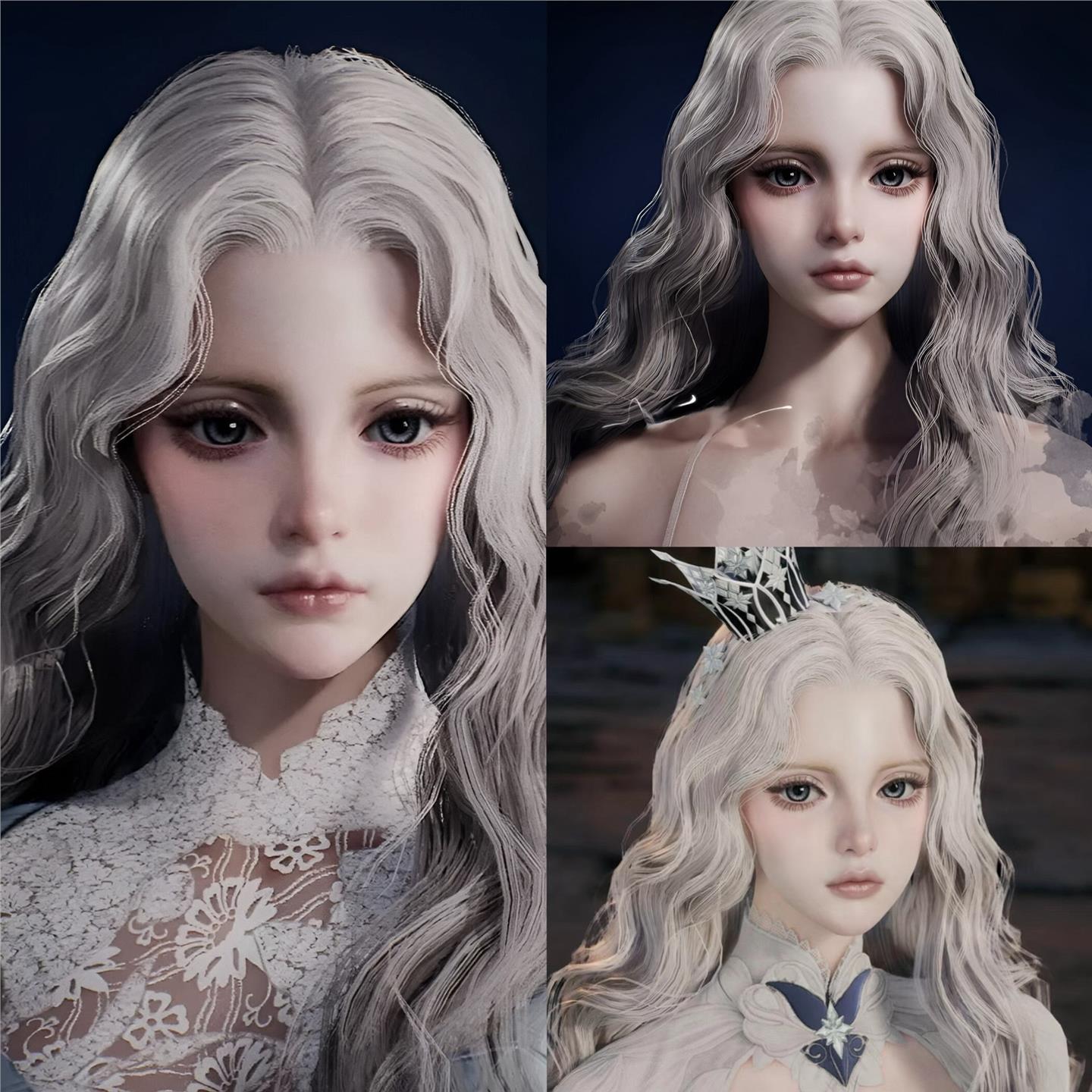 永恒之塔2捏脸 AION2 欧系少女 白梨 台服韩服魔族天族捏脸女通用