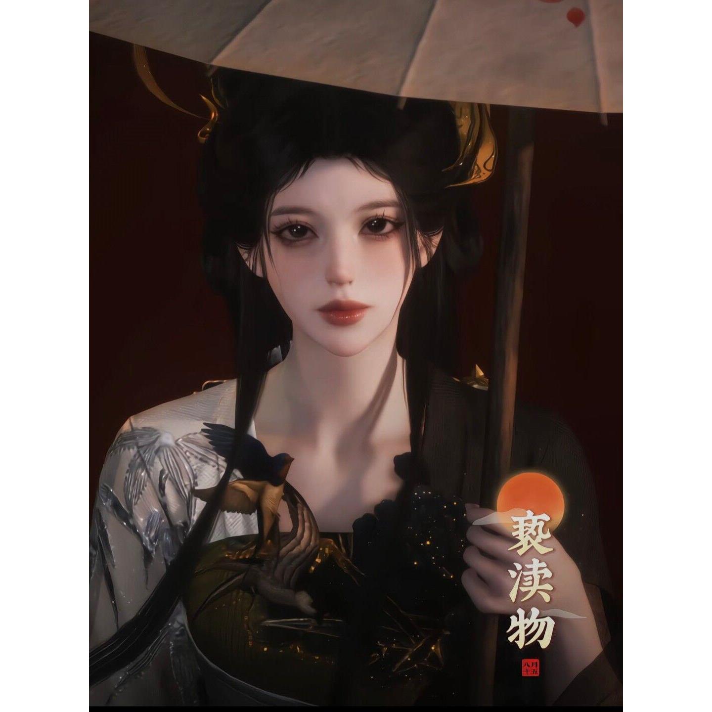 花溪错 亵渎物原创捏脸 燕云十六声捏脸女 端游手游通用