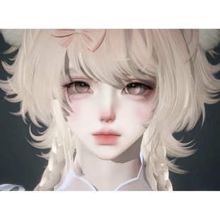 发2 虎兔兔 虎虎 凌叶 鱼饼 喜不喜欢萌妹 逆水寒手游捏脸女通用