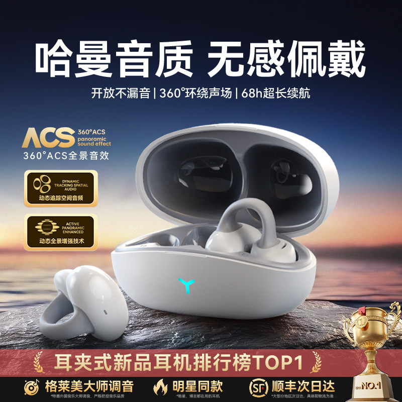 2025新款蓝牙骨传导无线运动耳机