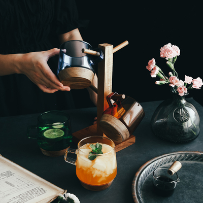杯架木质家用杯子沥水置物架创意杯子架收纳架茶杯架子挂架水杯架
