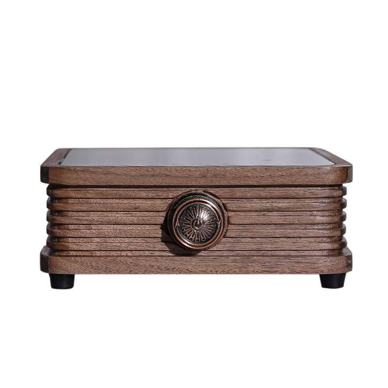 耐高温玻璃煮茶壶实木电陶炉家用小型台式煮茶器泡茶壶煮茶烧水壶