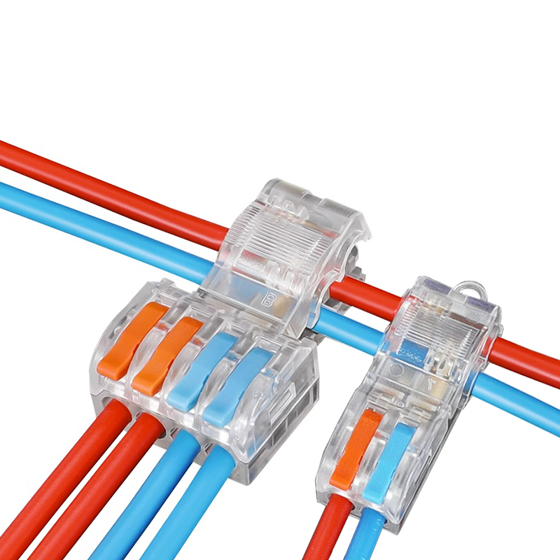 T型快速接线端子免断免破线并线神器电线分线连接器一进二出/多出