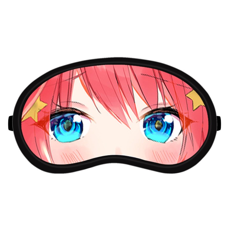五等份花嫁动漫二次元周边卡通学生宿舍午睡遮光冰敷冷热两用眼罩