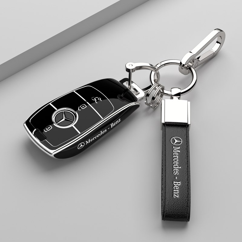 适用奔驰e300l钥匙套2023款glc260男士扣e260l级车内装饰用品大全
