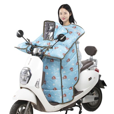 电动车挡风被冬季小型亲子挡风被冬季加绒加厚亲子款焰盾挡风被