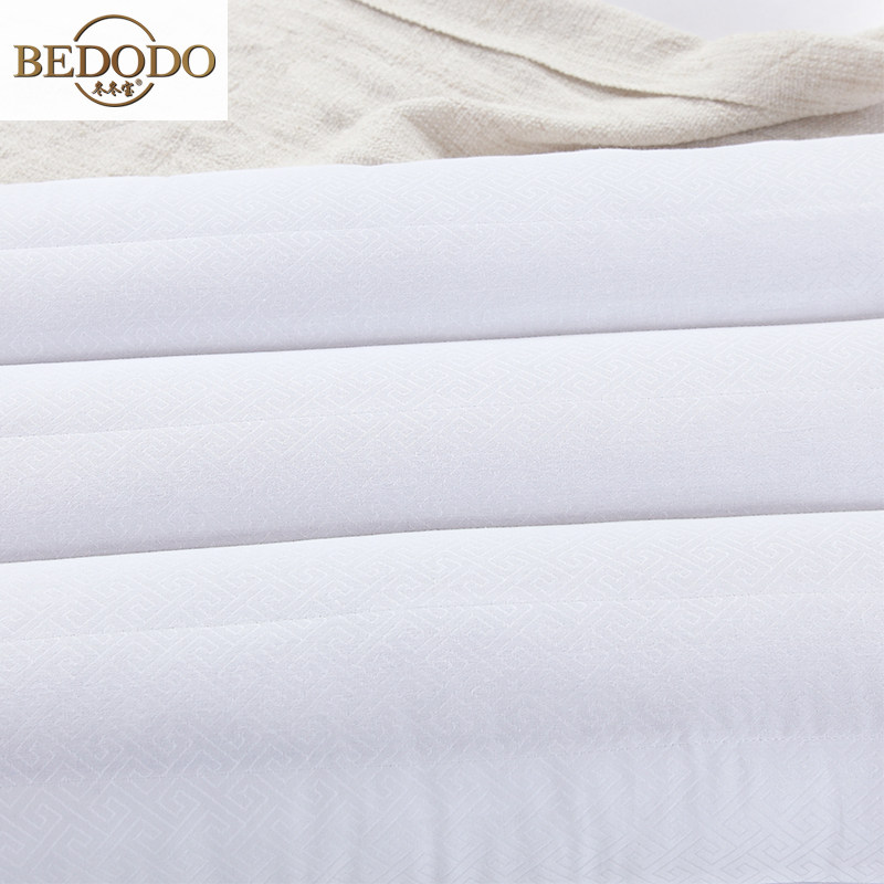 冬冬宝决明子全棉提花枕芯偏硬中高枕头护颈学生宿舍双人回弹枕芯