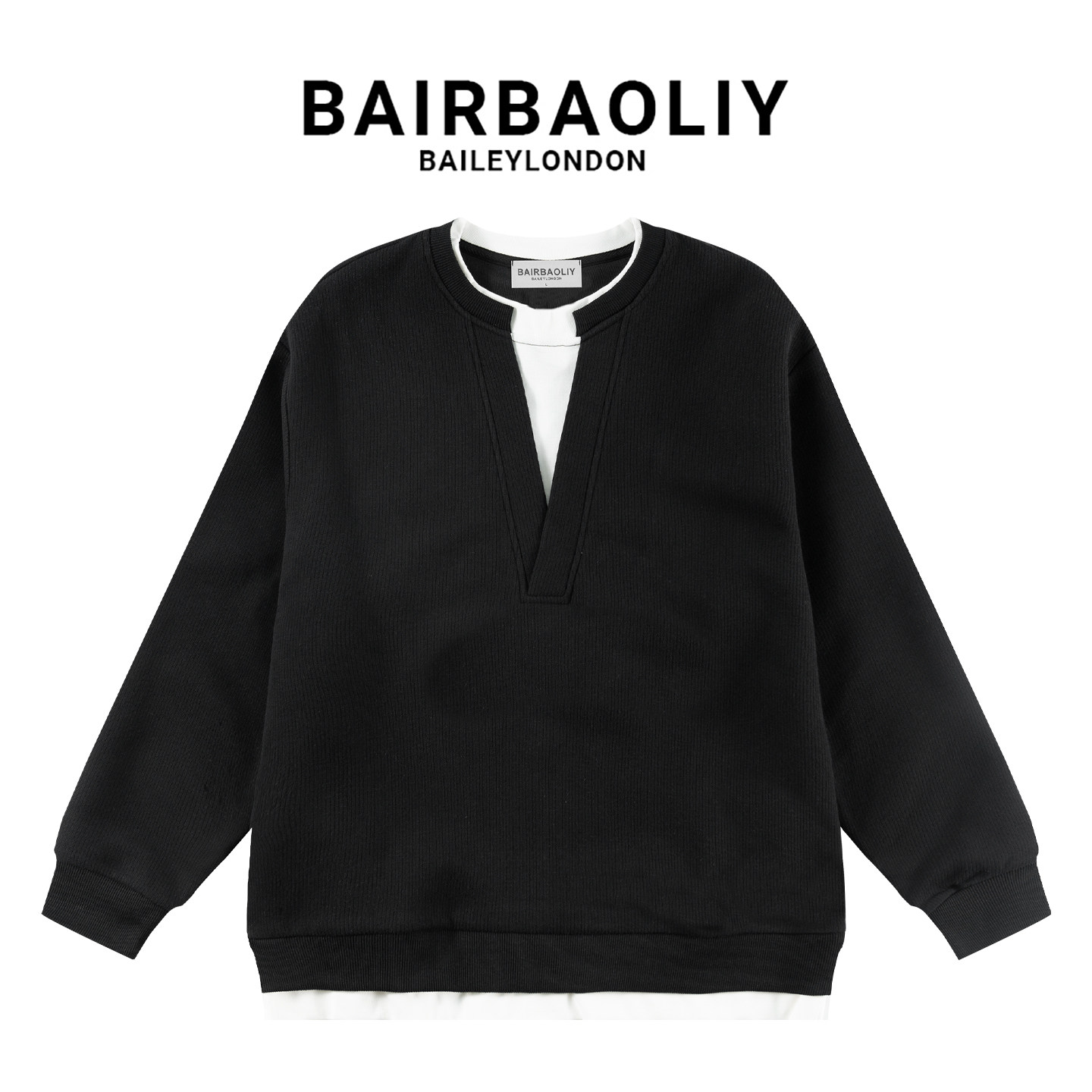 BAIRBAOLIYV领假两件卫衣男