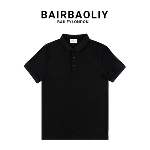 BAIRBAOLIY索罗纳珠地短袖POLO衫男春夏新款柔软亲肤透气翻领上衣
