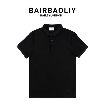 BAIRBAOLIY索罗纳珠地短袖POLO衫男春夏新款柔软亲肤透气翻领上衣
