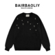 满天星烫钻潮流百搭宽松秋季 BAIRBAOLIY秋冬新款 时尚 男上衣
