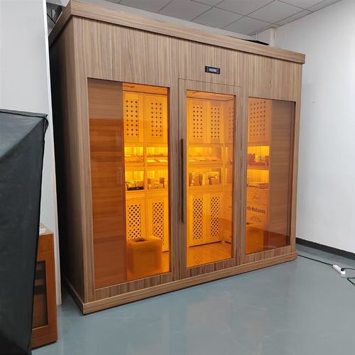 定制雪茄柜雪松木雪茄茶叶冷藏移动雪茄房恒温恒湿不Z锈钢红酒柜