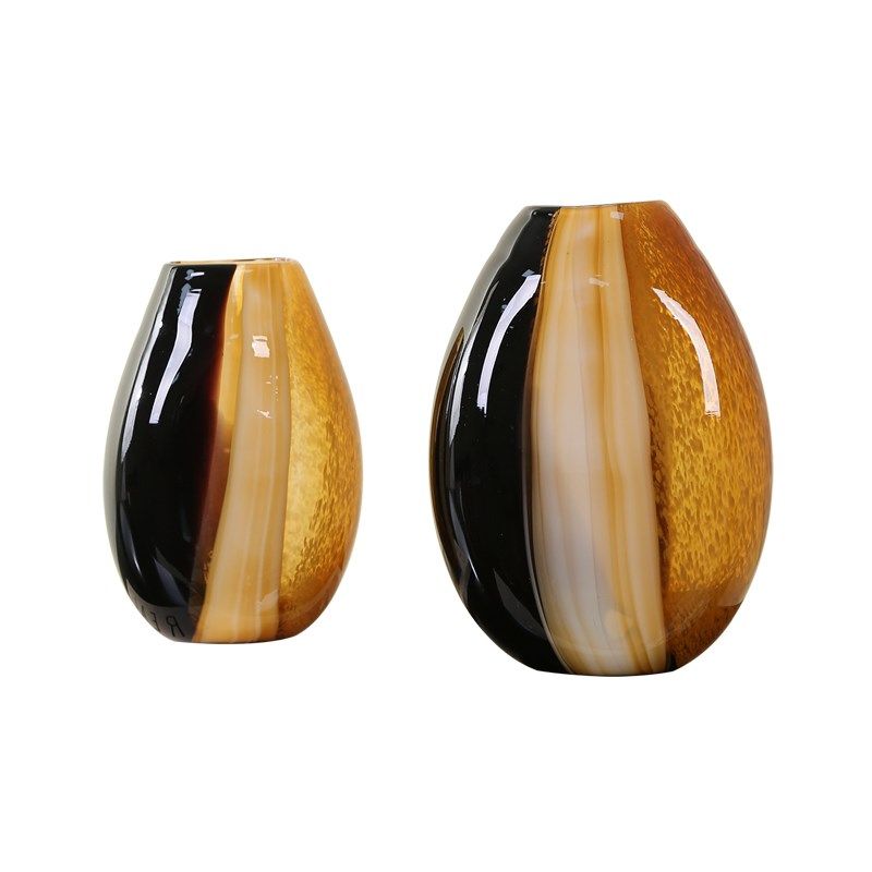 现代简约琉璃拼j色花瓶轻奢艺术摆件客厅茶几电视柜可水培花器装,家居饰品,花瓶,淘宝优惠券,粉丝福利购,淘宝优惠卷