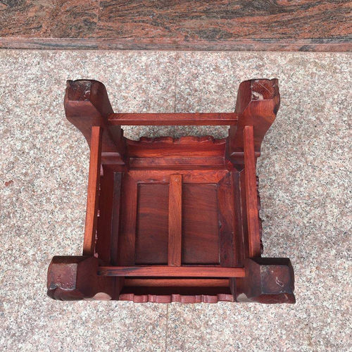 红木缅甸花梨虎脚凳m沙发凳娃娃凳茶几凳实木换鞋凳大果紫檀四方