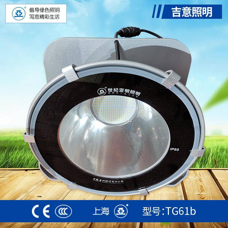 上海亚明TG61b泛光灯300W500W大功率停车场仓库照明灯工厂工矿灯