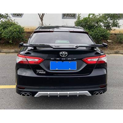 适用于2018款丰田八代凯美瑞改装后唇保险杠扰流后包围改装小包围