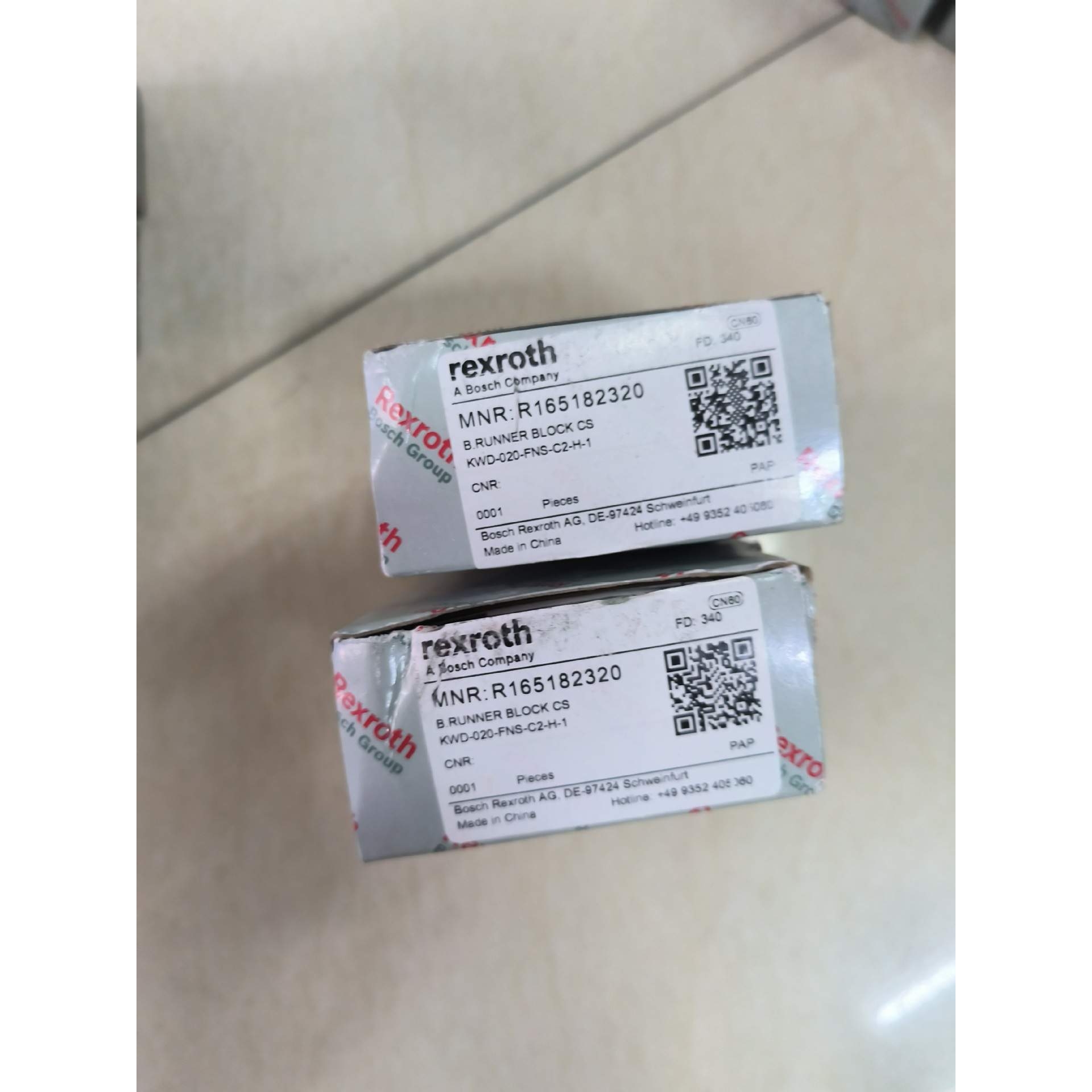 R165182320  力士乐滑块导轨中滚珠滑台中中