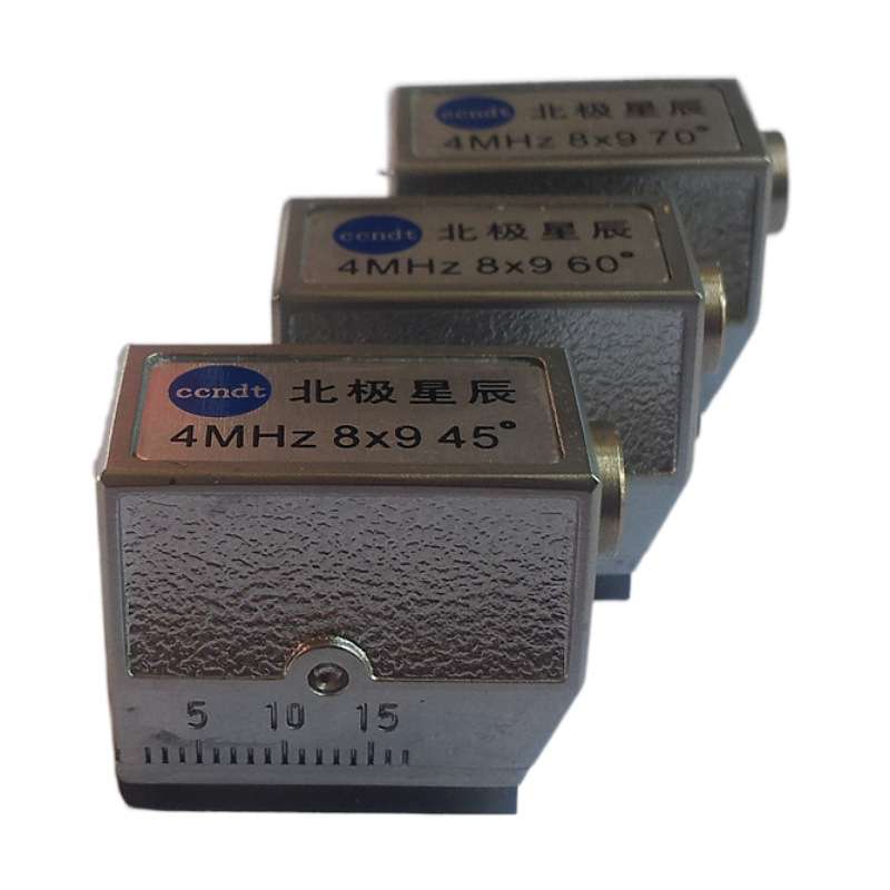 横波斜探头 4MHZ8×9-45°  4MHZ8×9-60°  4MHZ8×9-70°