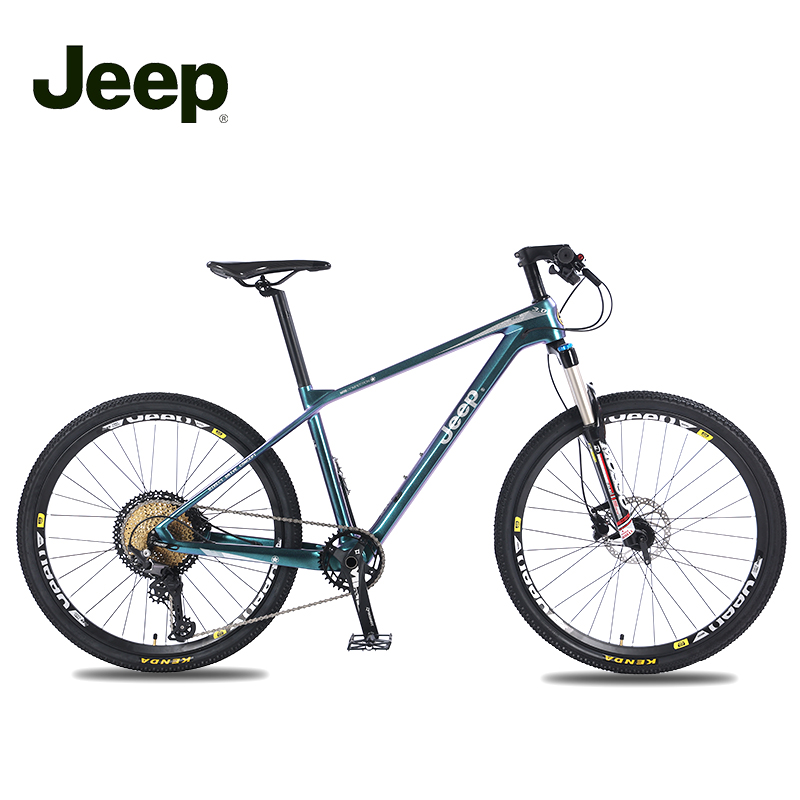 吉普jeep「卢比肯」碳钎维自行车山地越野内走线碟刹26/275寸单车