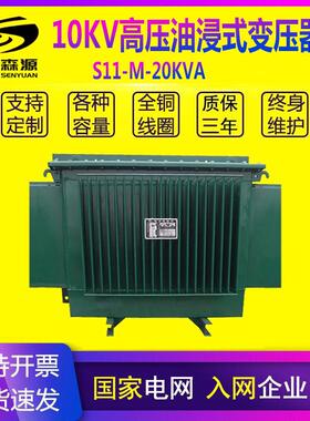 国能10KV高压工业S11-250KVA三相油浸式变压器315/400/500/630KW