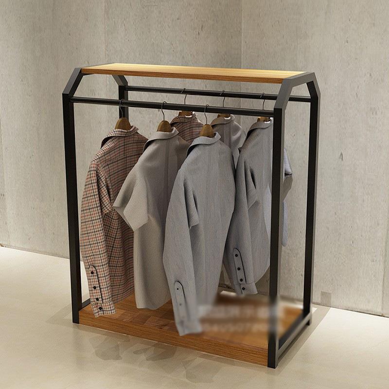 服装店中岛展示架男装收纳货架落地式创意设计陈列柜架子厂家