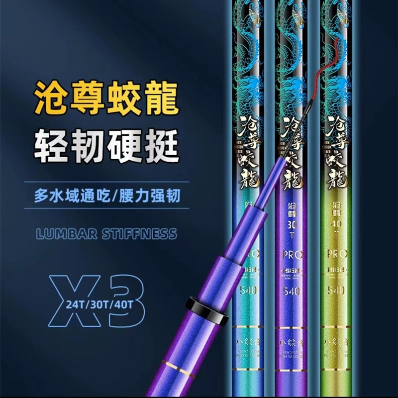 2024a新款5H28调鲫鱼竿台钓竿超轻超硬19调高碳素鲤鱼竿长节综合