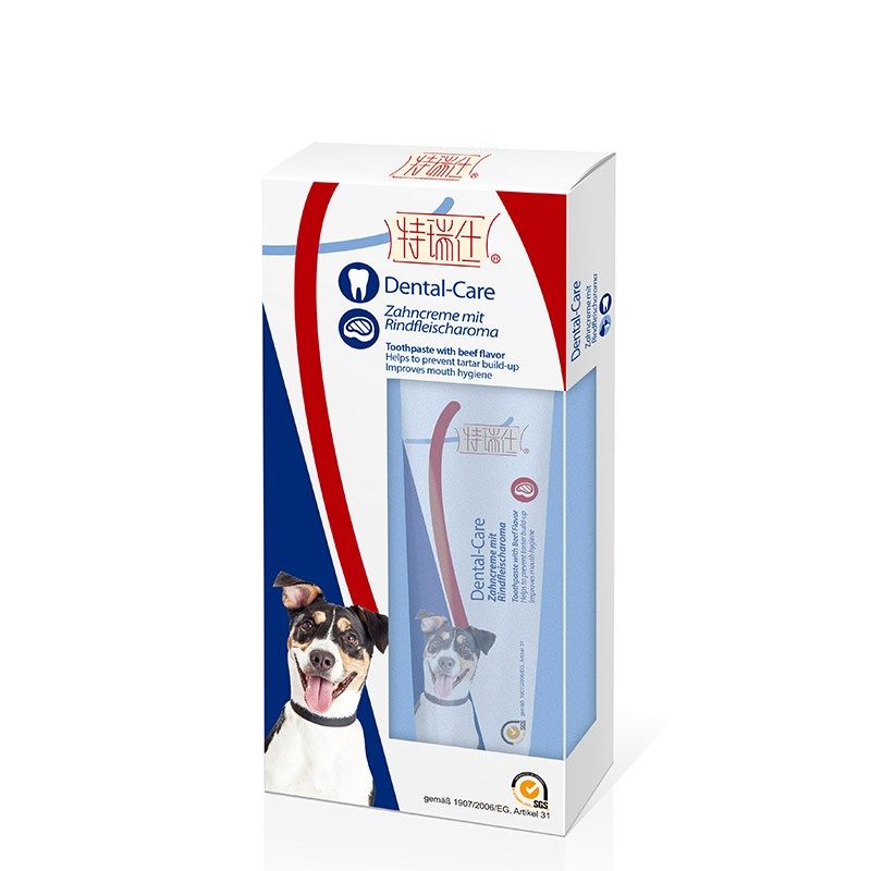 特瑞仕狗狗牙膏牙刷犬用宠物猫咪牙膏除口臭小型犬刷牙口腔清洁