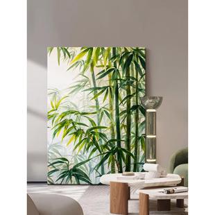 现代简约客厅装饰画节节高发财树餐厅民宿壁画高级感卧室床头挂画