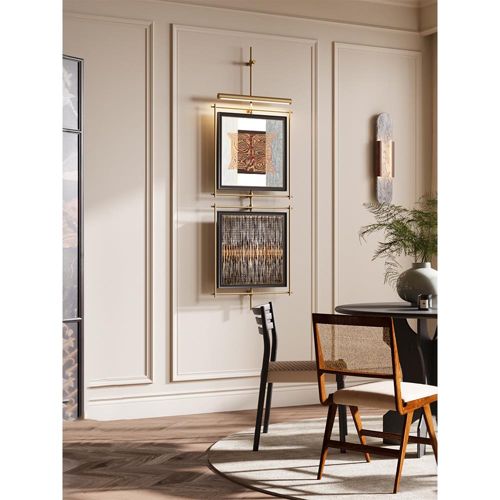 意式极简抽象艺术客厅装饰画中古风高级感酒店覆古入户玄关壁挂画