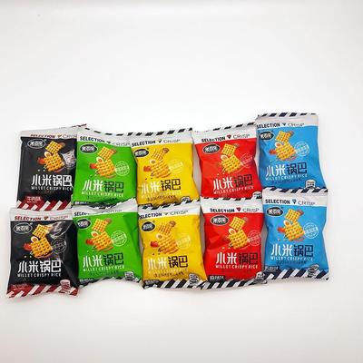 米西乐小米锅巴蛋香蟹黄牛肉味酥脆休闲零食小吃散称促销包邮
