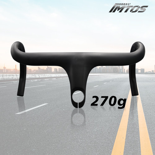 270g超轻全碳纤维一体破风把