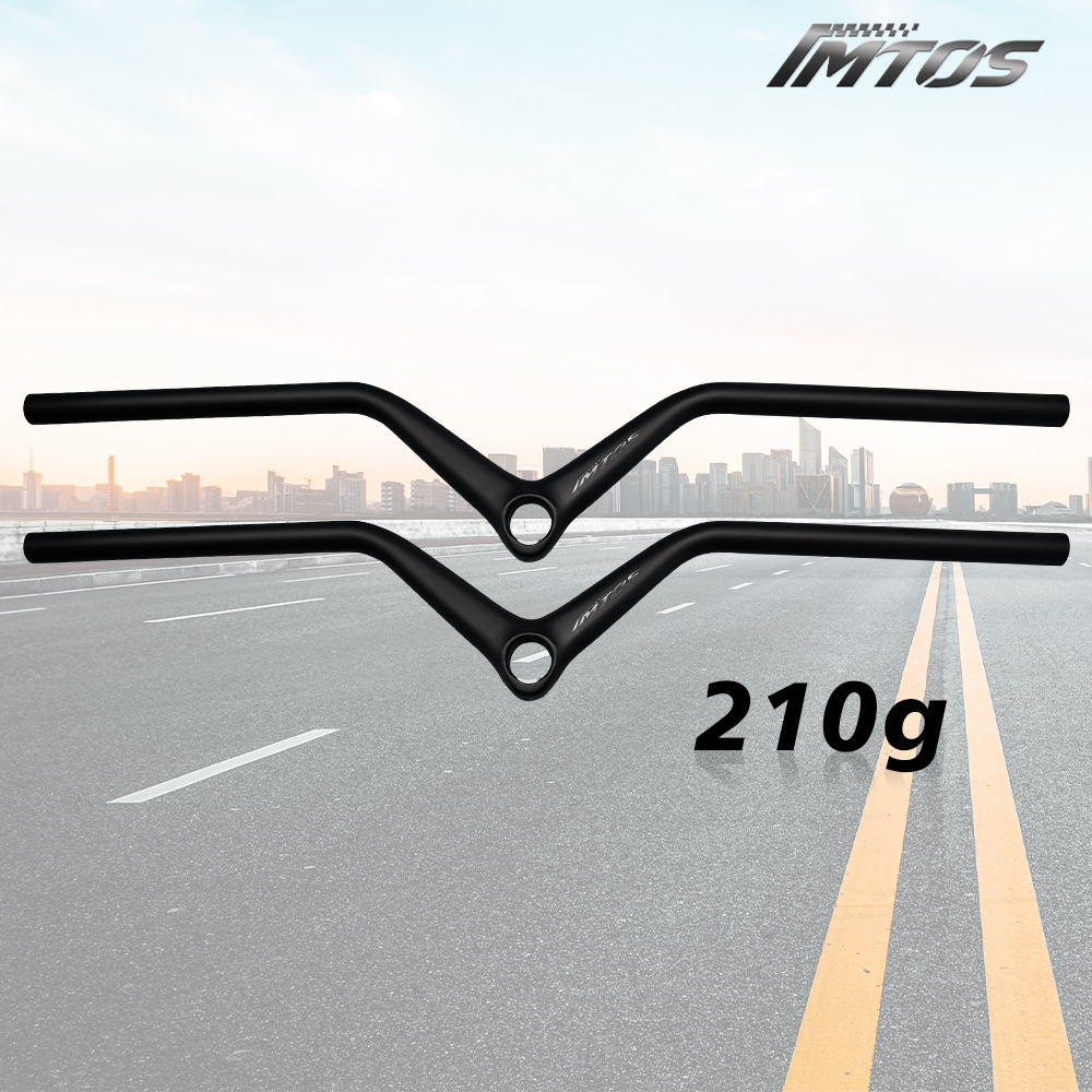 imtos Alpex 210g碳纤维燕把一体把直把山地自行车把横加长无拼接