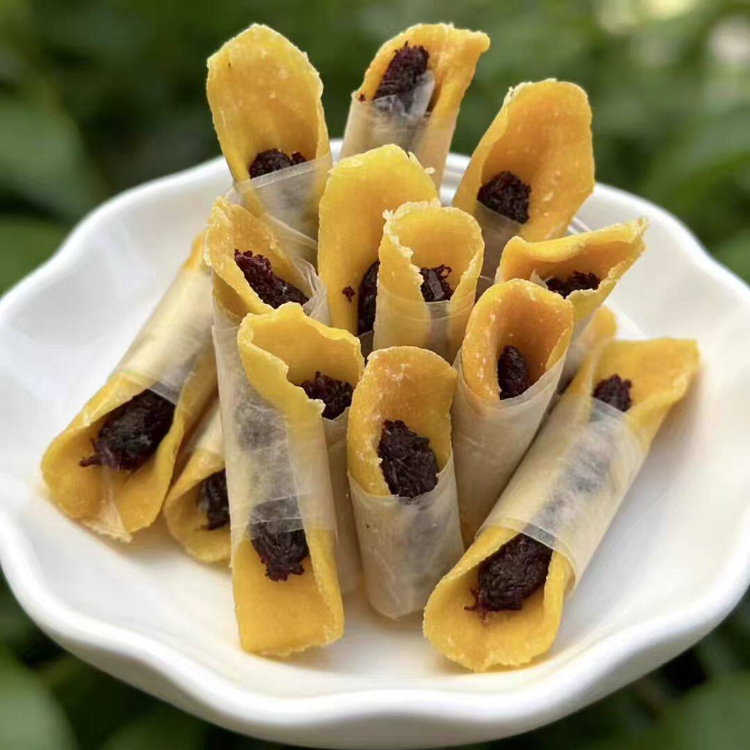 芒果干果乌梅卷软糯酸甜果肉夹柠檬条果脯杨梅蜜饯网红小包装零食