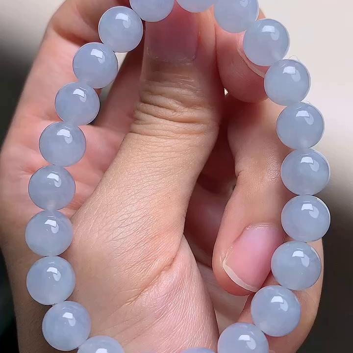 缅甸翡翠手串玉手串天然玉石A货