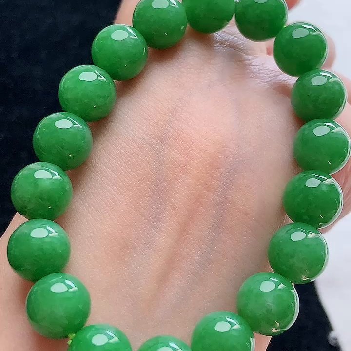 缅甸翡翠手串玉手串天然玉石A货冰种满绿老坑礼物证书高档0114,珠宝/钻石/翡翠,手链/手串,淘宝优惠券,粉丝福利购,淘宝优惠卷