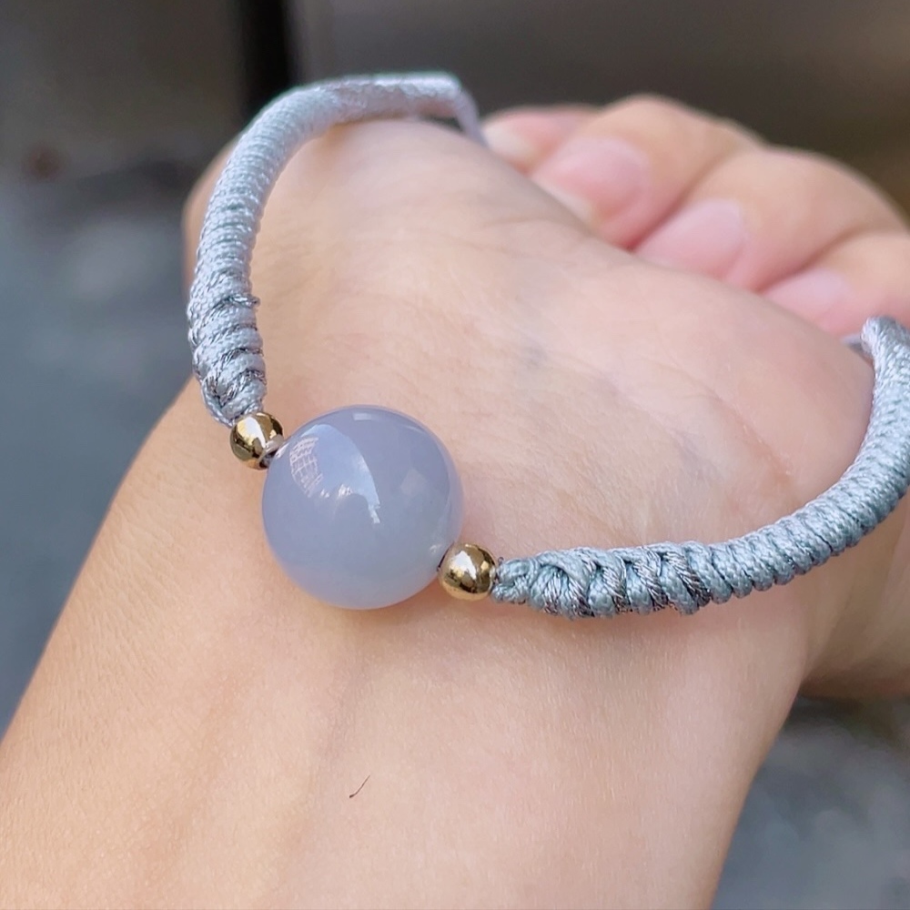 缅甸翡翠手串玉手串天然玉石A货