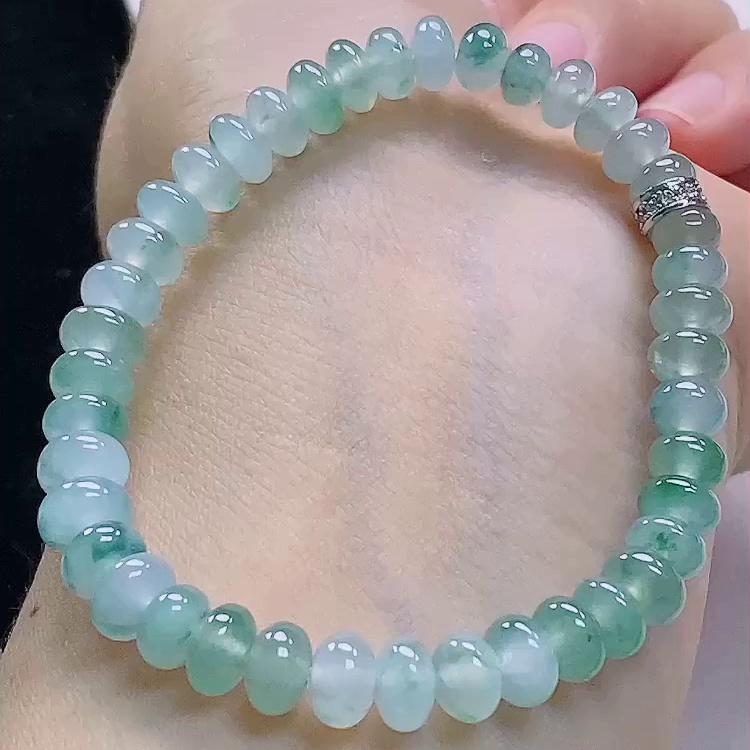 缅甸翡翠手串玉手串天然玉石A货
