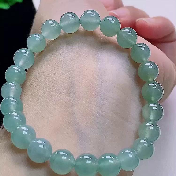 缅甸翡翠手串玉手串天然玉石A货