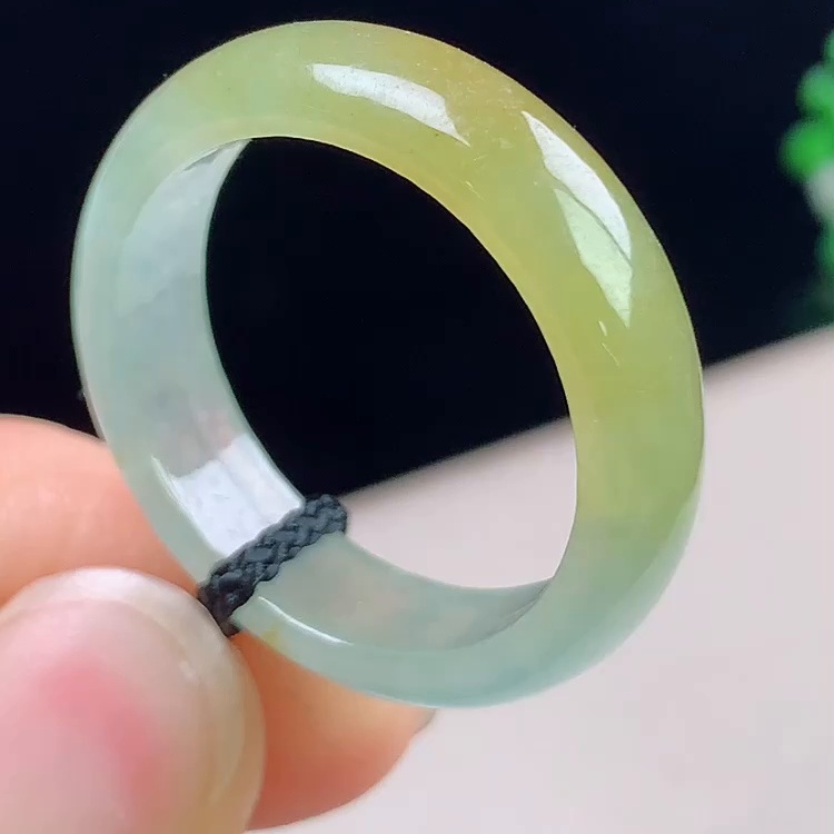 缅甸翡翠戒指玉戒指天然玉石A货