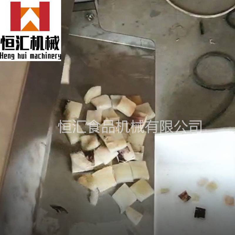 新型腰子切条机 大型多功能网带式墨鱼切段机价格 尺寸可加工切条