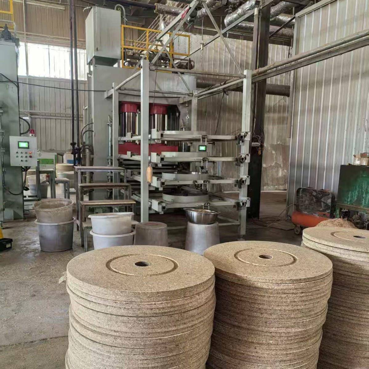 双向进料电缆盘模压设备竹木竹粉压制电缆盘液压机江西制造