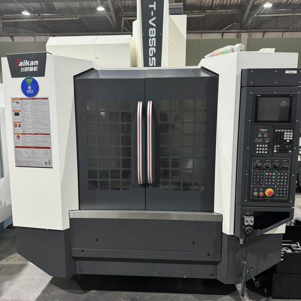 台群精机t-v856s加工中心三菱m8024刀库bt40主轴12000转三轴线轨