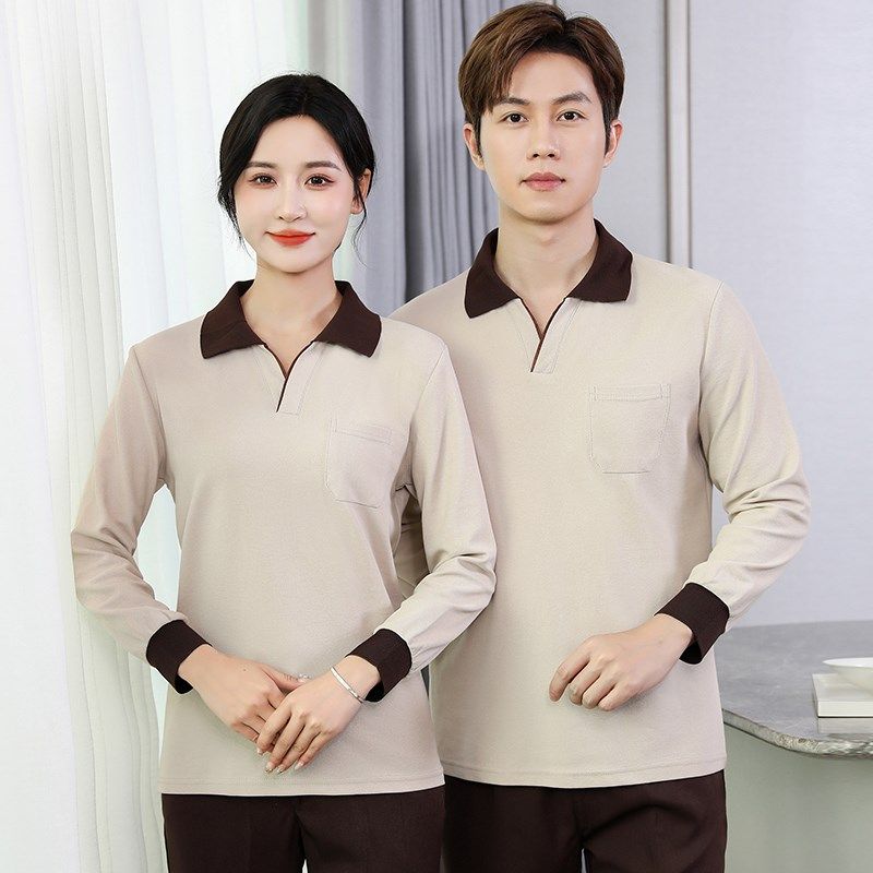 保洁工作服短袖夏装女家政物业PA制服酒店宾馆客房清洁员阿姨T恤