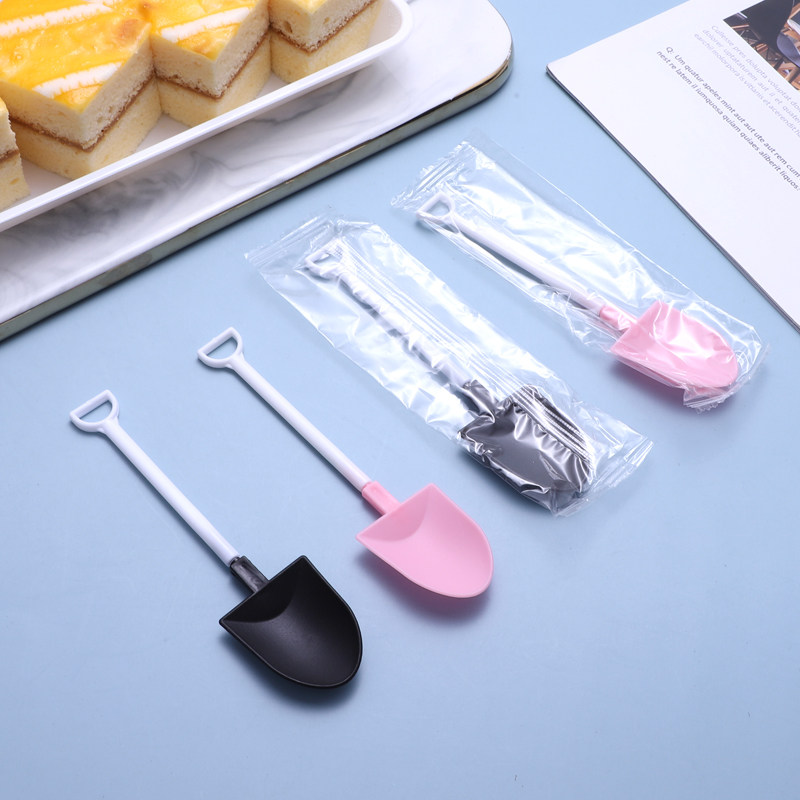 一次性雪糕勺蛋糕圣代冰淇淋勺子布丁甜品酸奶烤红薯小勺单独包装