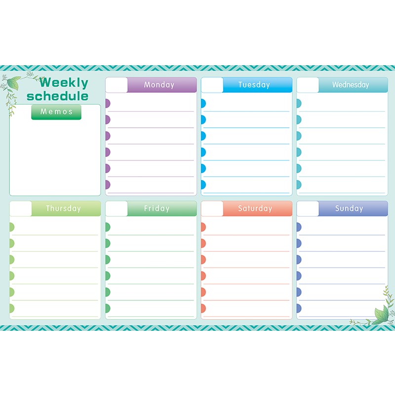 每周计划表墙贴好习惯养成安排表中小学生自律表磁性可擦写日程表